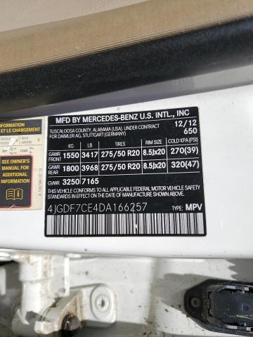 Продаж на аукціоні авто 2013 Mercedes-benz Gl 450 4ma, vin: 4JGDF7CE4DA166257, номер лоту: 58972195