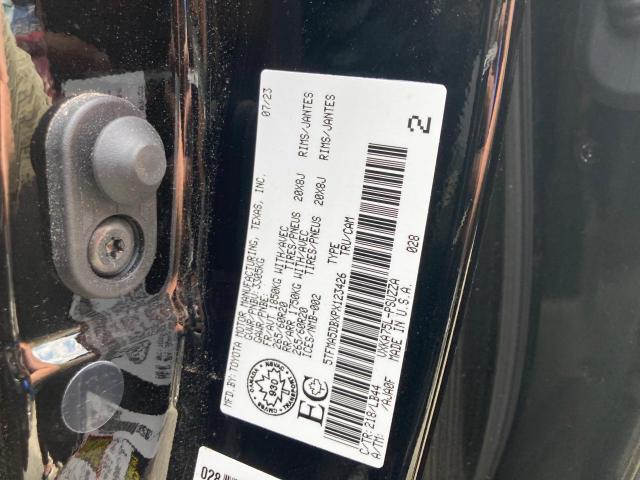 57347665 :رقم المزاد ، 5TFMA5DBXPX123426 vin ، 2023 Toyota Tundra مزاد بيع
