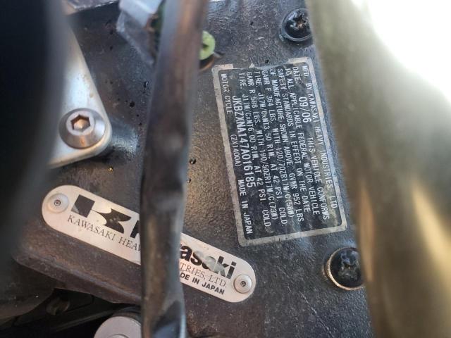 Aukcja sprzedaży 2007 Kawasaki Zx1400, vin: JKBZXNA147A016185, numer aukcji: 57357595