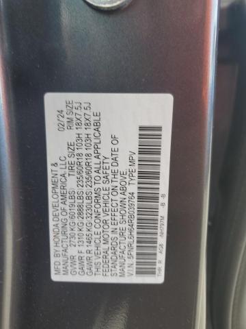 Aukcja sprzedaży 2024 Honda Odyssey, vin: 5FNRL6H64RB039764, numer aukcji: 57813785