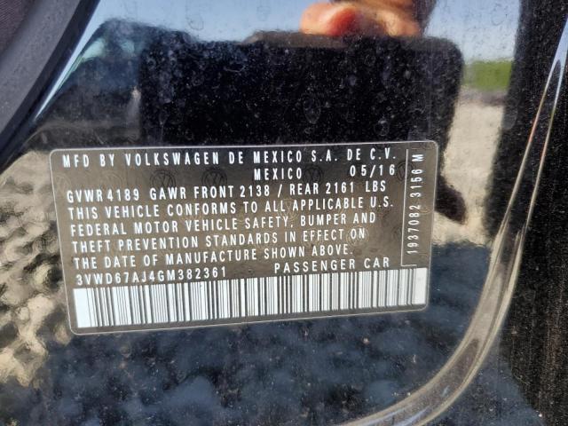 56051225 :رقم المزاد ، 3VWD67AJ4GM382361 vin ، 2016 Volkswagen Jetta مزاد بيع