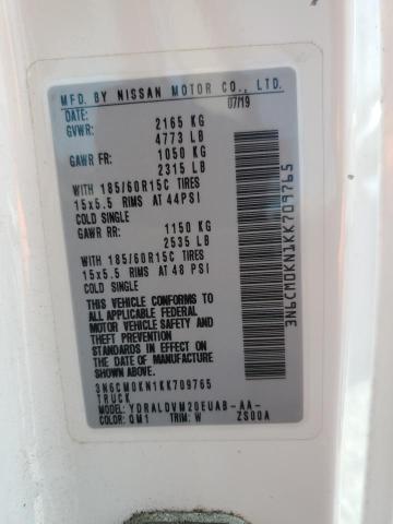 Aukcja sprzedaży 2019 Nissan Nv200, vin: 3N6CM0KN1KK709765, numer aukcji: 54335025