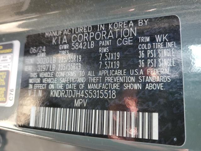 Aukcja sprzedaży 2025 Kia Sorento Ex, vin: KNDRJDJH4S5315518, numer aukcji: 57620905