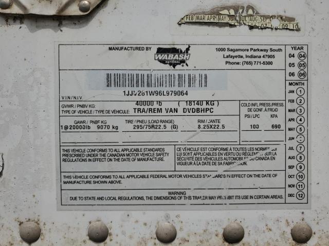 Продажа на аукционе авто 2006 Waba Dry Van Trailer, vin: 1JJV281W96L979064, номер лота: 56198415