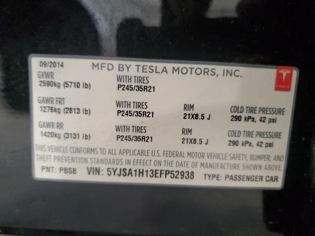 Aukcja sprzedaży 2014 Tesla Model S, vin: 5YJSA1H13EFP52938, numer aukcji: 56050055