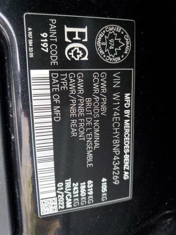 Aukcja sprzedaży 2022 Mercedes-benz Sprinter 2, vin: W1Y4ECHY8NP434269, numer aukcji: 55910705