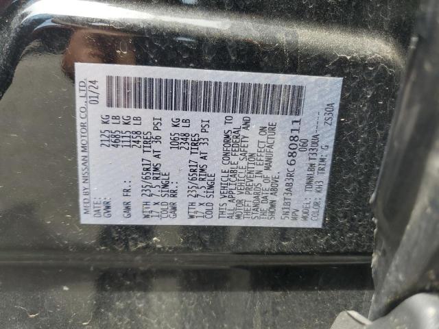 56979795 :رقم المزاد ، 5N1BT3AB3RC680811 vin ، 2024 Nissan Rogue S مزاد بيع