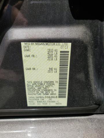 Aukcja sprzedaży 2014 Nissan Altima, vin: 1N4AL3AP8EN206868, numer aukcji: 57612025