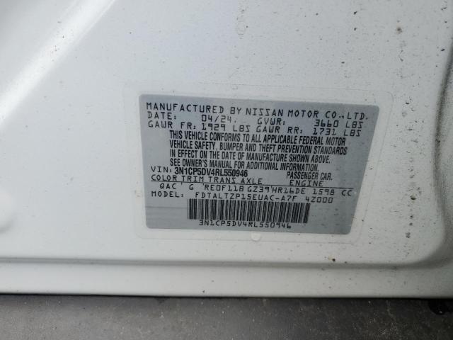 2024 Nissan Kicks მანქანა იყიდება აუქციონზე, vin: 3N1CP5DV4RL550946, აუქციონის ნომერი: 58859375