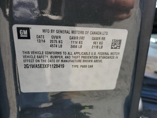 57335635 :رقم المزاد ، 2G1WA5E3XF1128419 vin ، 2015 Chevrolet Impala Lim مزاد بيع