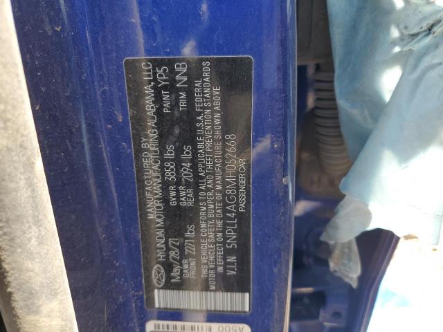 Aukcja sprzedaży 2021 Hyundai Elantra, vin: 5NPLL4AG8MH052668, numer aukcji: 61551064