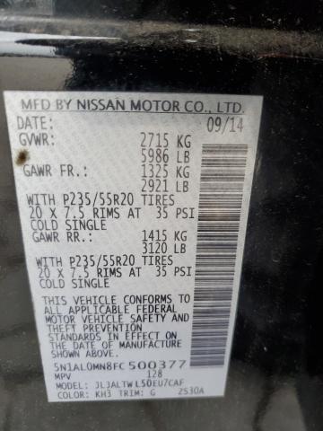 Продаж на аукціоні авто 2015 Infiniti Qx60, vin: 5N1AL0MN8FC500377, номер лоту: 57451475