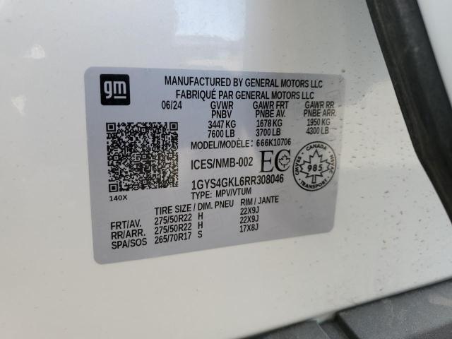 Продажа на аукционе авто 2024 Cadillac Escalade S, vin: 1GYS4GKL6RR308046, номер лота: 58741755