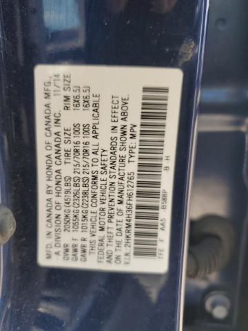 Продаж на аукціоні авто 2015 Honda Cr-v, vin: 2HKRM4H36FH612765, номер лоту: 58250035