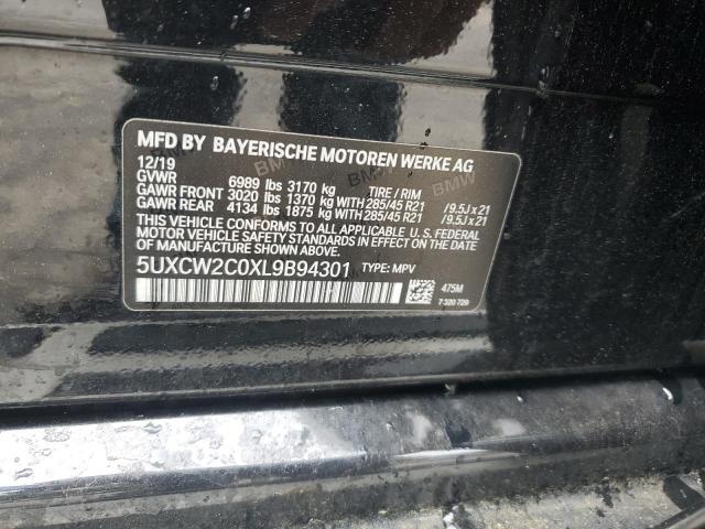 Aukcja sprzedaży 2020 Bmw X7, vin: 5UXCW2C0XL9B94301, numer aukcji: 53561605
