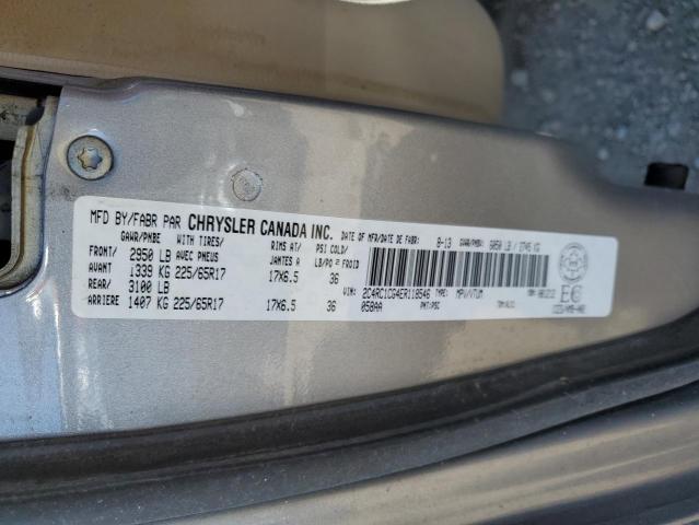 2014 Chrysler Town & Country მანქანა იყიდება აუქციონზე, vin: 2C4RC1CG4ER118546, აუქციონის ნომერი: 58859975
