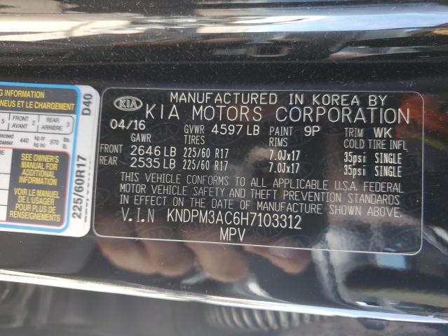 Aukcja sprzedaży 2017 Kia Sportage, vin: KNDPM3AC6H7103312, numer aukcji: 59231575
