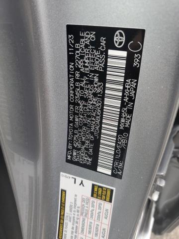 2024 Toyota Prius Le მანქანა იყიდება აუქციონზე, vin: JTDADABU6R3011353, აუქციონის ნომერი: 57346155