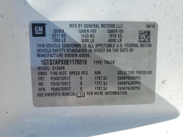 Продажа на аукционе авто 2014 Gmc Savana, vin: 1GTS7AFX8E1178819, номер лота: 58940105
