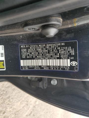 58074215 :رقم المزاد ، 5YFEPMAE9MP219019 vin ، 2021 Toyota Corolla Le مزاد بيع