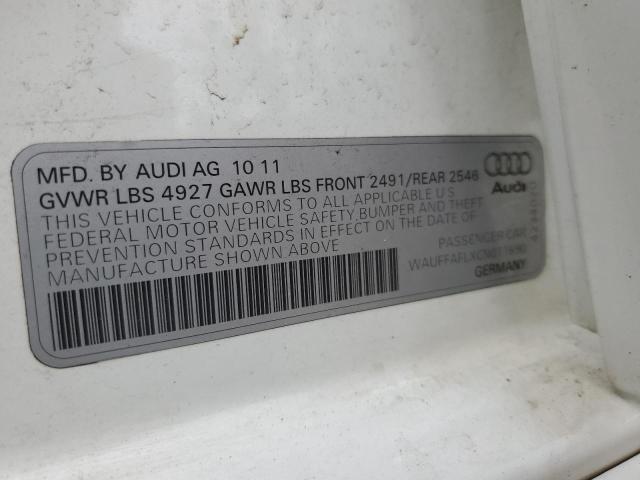 Aukcja sprzedaży 2012 Audi A4 Premium, vin: WAUFFAFLXCN011690, numer aukcji: 55560135