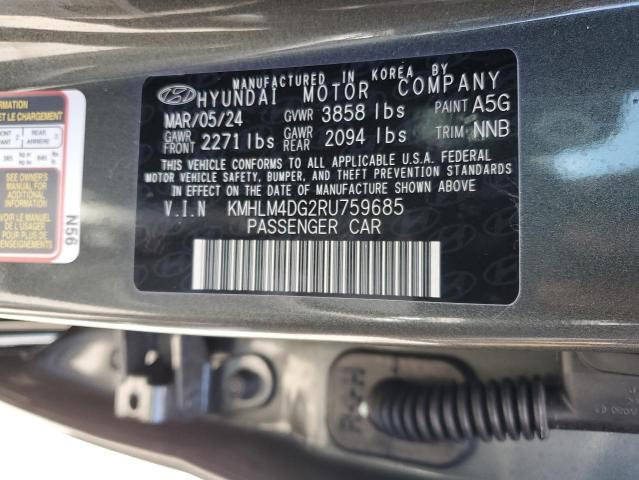 Продаж на аукціоні авто 2024 Hyundai Elantra, vin: KMHLM4DG2RU759685, номер лоту: 57078385