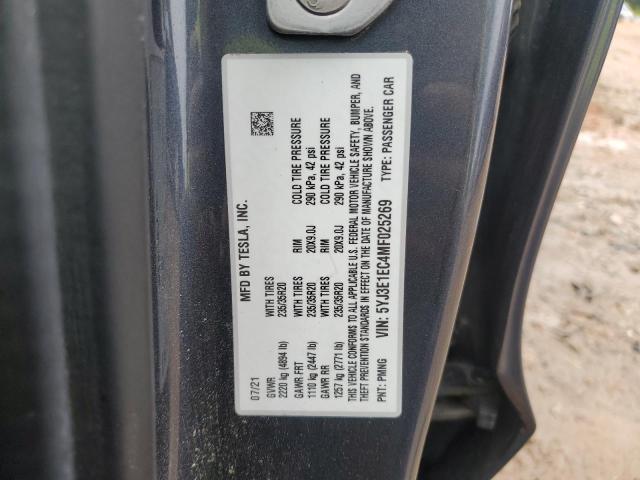 Aukcja sprzedaży 2021 Tesla Model 3, vin: 5YJ3E1EC4MF025269, numer aukcji: 58668795