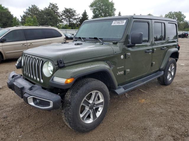 2021 Jeep Wrangler Unlimited მანქანა იყიდება აუქციონზე, vin: 1C4HJXENXMW644945, აუქციონის ნომერი: 53166255
