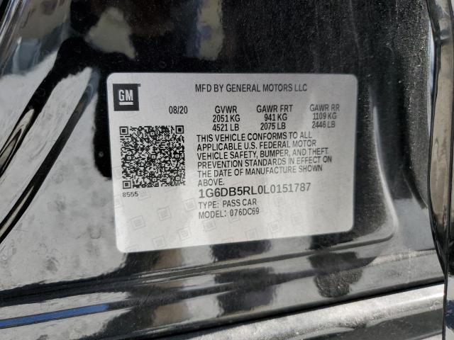 2020 Cadillac Ct4 მანქანა იყიდება აუქციონზე, vin: 1G6DB5RL0L0151787, აუქციონის ნომერი: 57439335