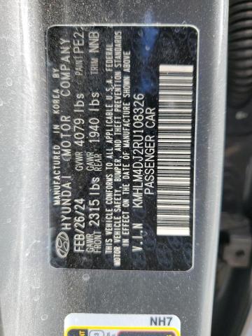 Продаж на аукціоні авто 2024 Hyundai Elantra Bl, vin: KMHLM4DJ2RU108326, номер лоту: 55434975