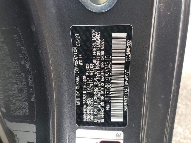 56012025 :رقم المزاد ، JF1ZDBB14P9704310 vin ، 2023 Subaru Brz Premiu مزاد بيع