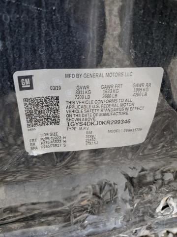 Продажа на аукционе авто 2019 Cadillac Escalade P, vin: 1GYS4DKJ0KR299346, номер лота: 58545065