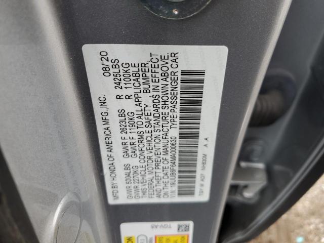 Aukcja sprzedaży 2021 Acura Tlx, vin: 19UUB6F64MA000630, numer aukcji: 58223305
