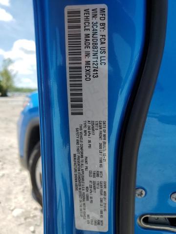 55268415 :رقم المزاد ، 3C4NJDBB7NT127413 vin ، 2022 Jeep Compass La مزاد بيع