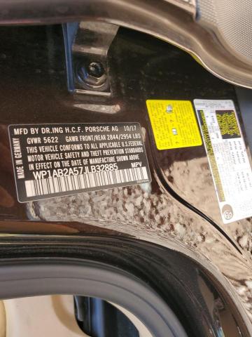 Продажа на аукционе авто 2018 Porsche Macan, vin: WP1AB2A57JLB32885, номер лота: 57506405
