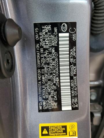 Продаж на аукціоні авто 2016 Lexus Es, vin: JTHBK1GG4G2228107, номер лоту: 56598395