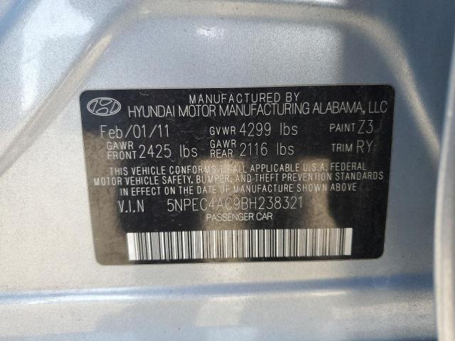58014815 :رقم المزاد ، 5NPEC4AC9BH238321 vin ، 2011 Hyundai Sonata Se مزاد بيع