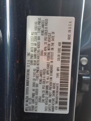 57598385 :رقم المزاد ، 7MMVABDY6SN344470 vin ، 2025 Mazda Cx-50 مزاد بيع
