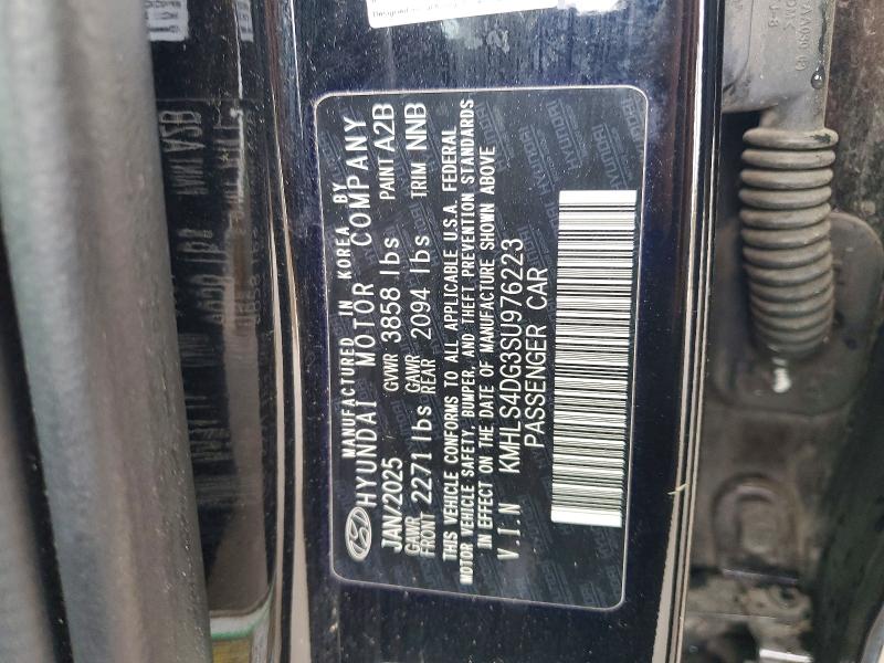 Aukcja sprzedaży 2025 Hyundai Elantra, vin: KMHLS4DG3SU976223, numer aukcji: 52820116