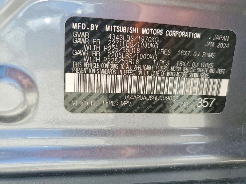 Продажа на аукционе авто 2024 Mitsubishi Outlander Sport, vin: JA4ARUAU6RU009028, номер лота: 53602176