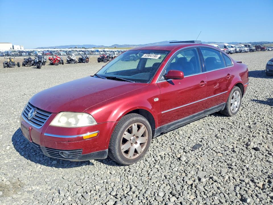 53964196 :رقم المزاد ، WVWTH63B71P269417 vin ، 2001 Volkswagen Passat مزاد بيع