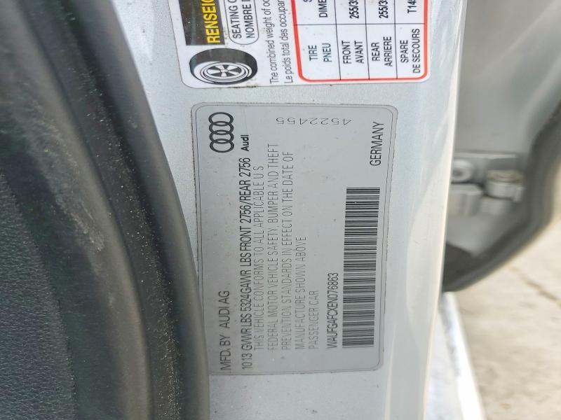 Aukcja sprzedaży 2014 Audi A6, vin: WAUFGAFCXEN076863, numer aukcji: 53669236