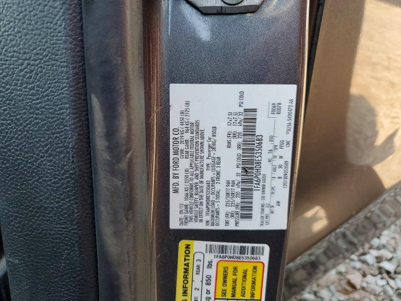 Продажа на аукционе авто 2014 Ford Fusion, vin: 1FA6P0HD8E5350683, номер лота: 53961416