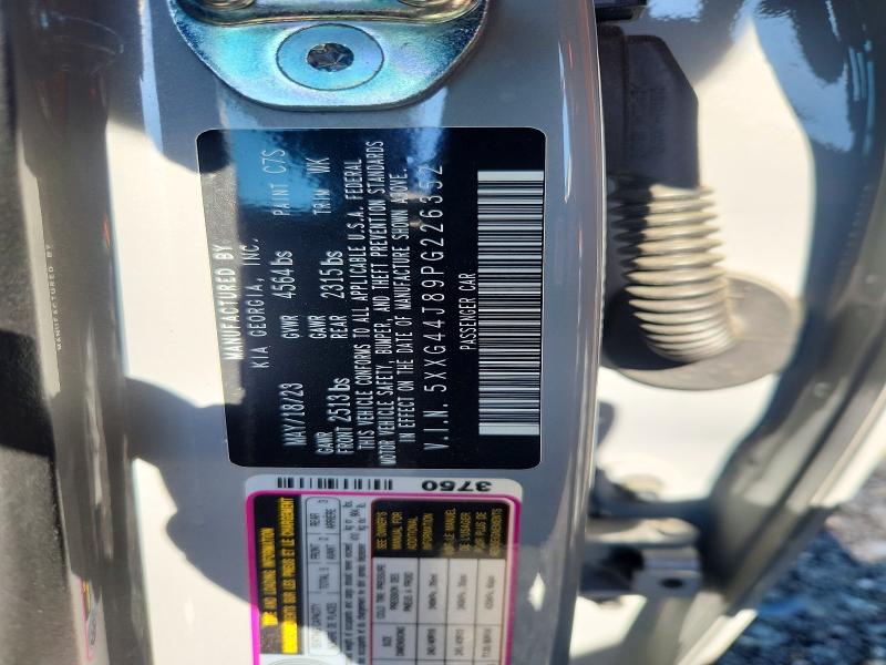 Aukcja sprzedaży 2023 Kia K5, vin: 5XXG44J89PG226352, numer aukcji: 53186566