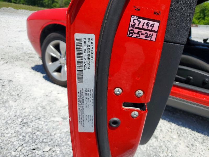 2022 Dodge Challenger მანქანა იყიდება აუქციონზე, vin: 2C3CDZAG2NH261154, აუქციონის ნომერი: 53832306