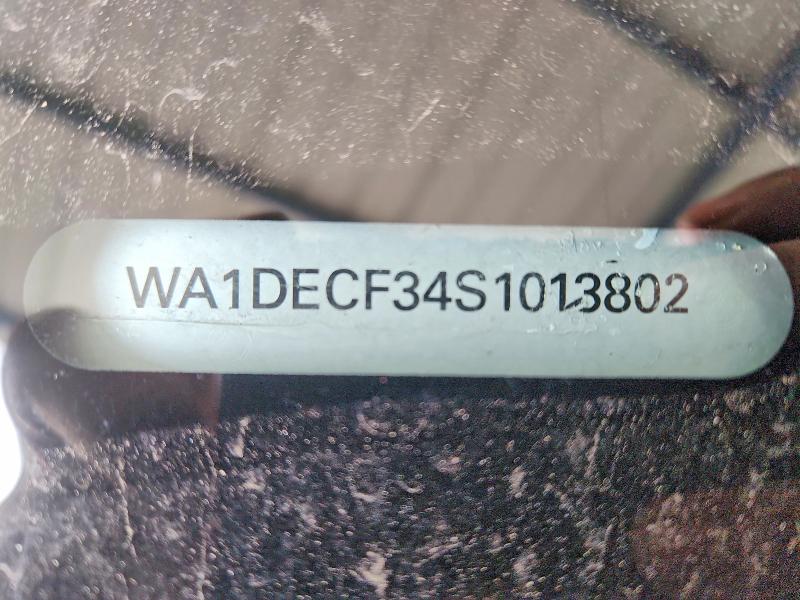 2025 Audi Q3 მანქანა იყიდება აუქციონზე, vin: WA1DECF34S1013802, აუქციონის ნომერი: 54342446