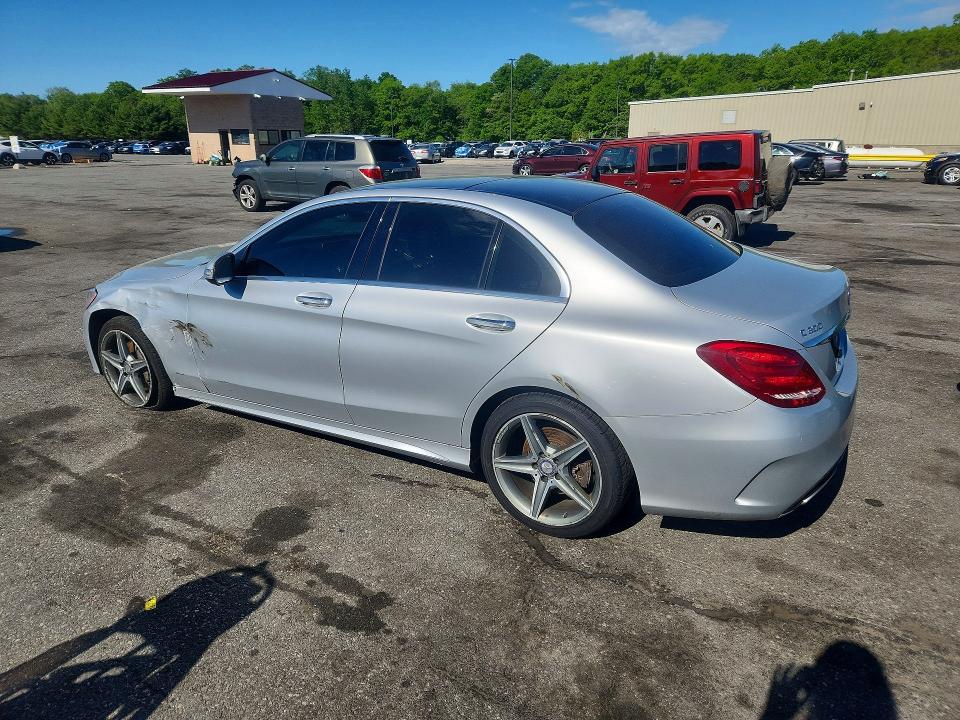 55256206 :رقم المزاد ، 55SWF4KB7FU028644 vin ، 2015 Mercedes-benz C مزاد بيع