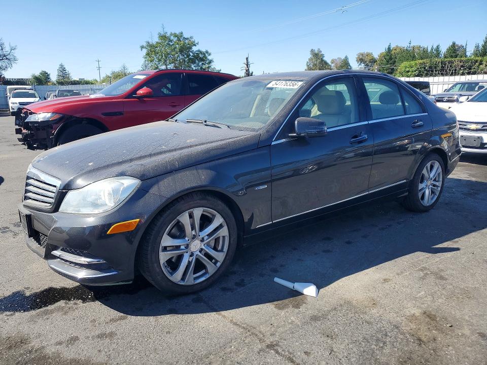 Продаж на аукціоні авто 2012 Mercedes-benz C, vin: WDDGF4HB5CR228091, номер лоту: 54176356