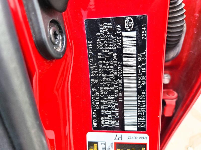 Продаж на аукціоні авто 2014 Toyota Camry, vin: 4T1BF1FK9EU780372, номер лоту: 54431456