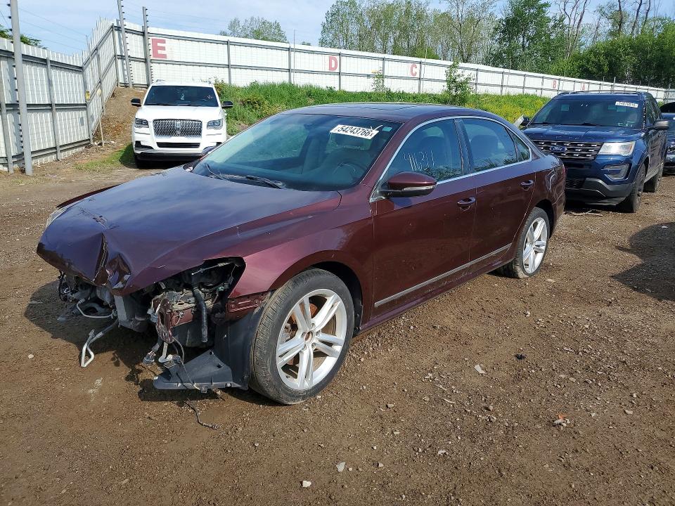Продажа на аукционе авто 2012 Volkswagen Passat, vin: 1VWCN7A34CC049525, номер лота: 54243766